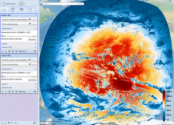 MSG-CPP OGC Web Map Service displayed in the ADAGUC web portal